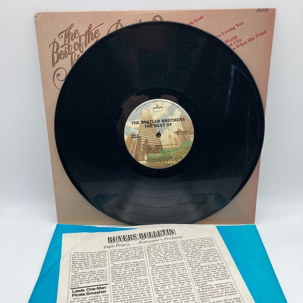 The Best Of The Statler Bros. Statler Brothers Vintage Vinyl Record LP Rare - Picture 4 of 6